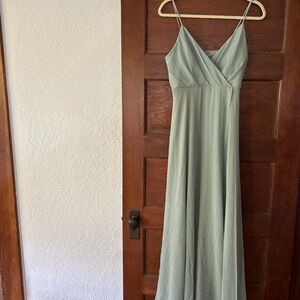 Birdy Grey Small Sage Chiffon Kaia Dress